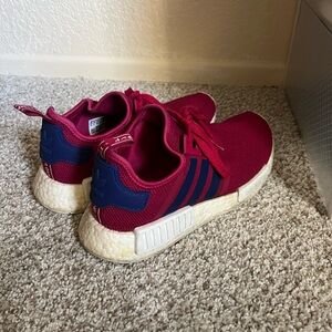 Adidas Burgundy and Navy Sneakers
